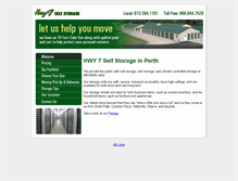 Tablet Screenshot of hwy7selfstorage.com